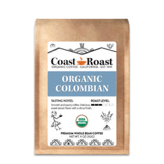 Organic Colombian Whole Bean Coffee Single Origin