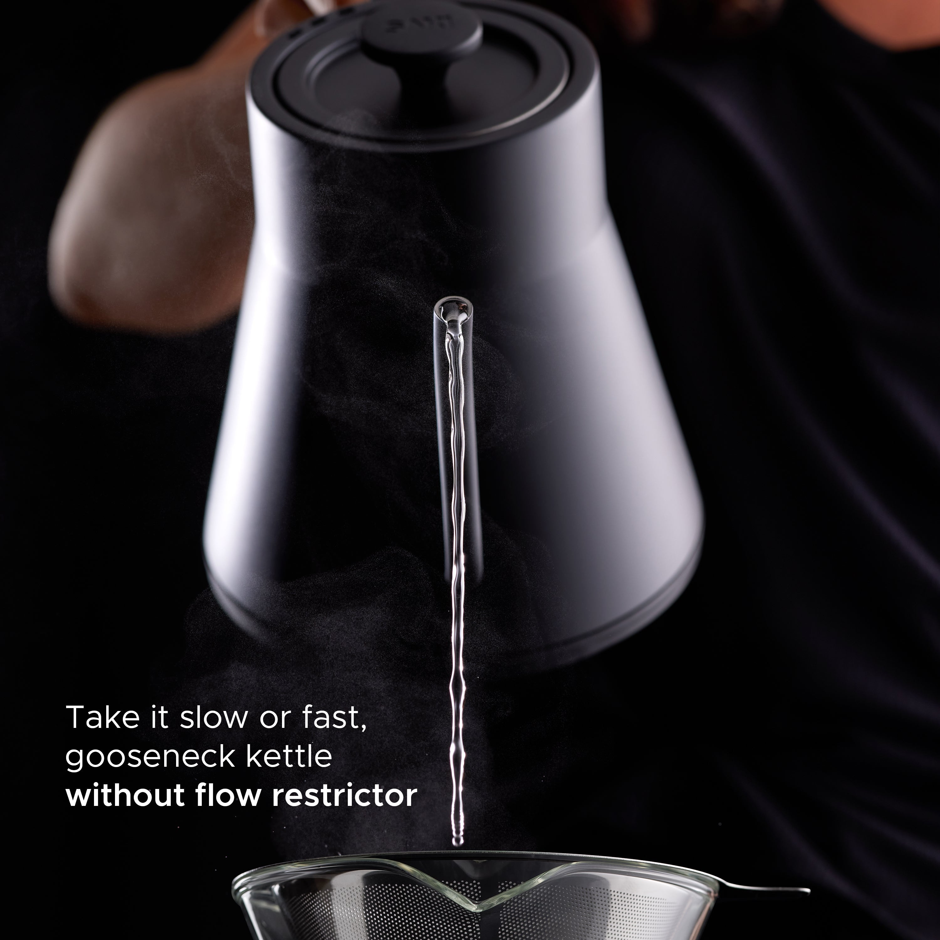 Baristan Gooseneck Electric Kettle for Coffee by SAKI