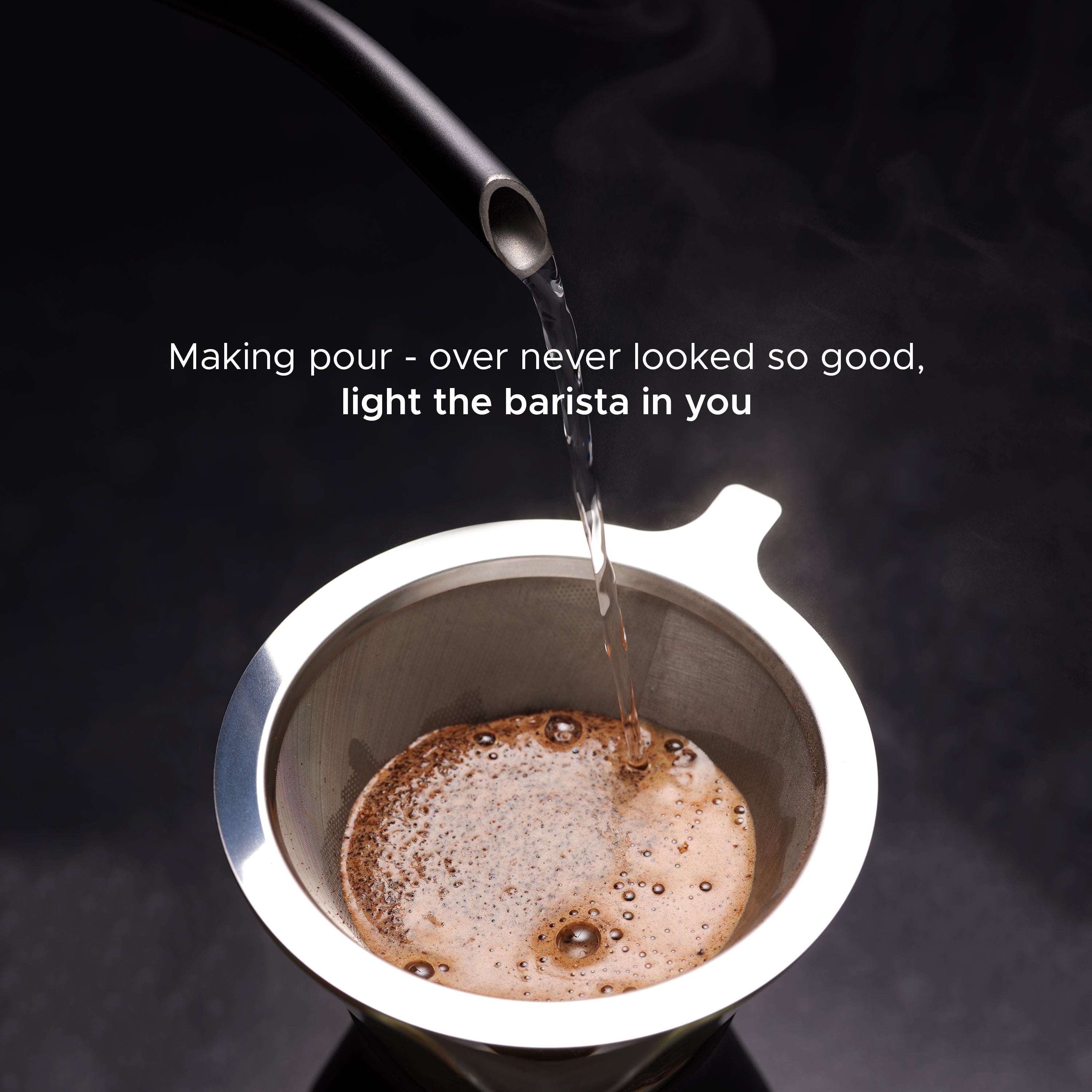 Baristan Gooseneck Electric Kettle for Coffee by SAKI