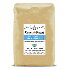 Organic Colombian Whole Bean Coffee Single Origin