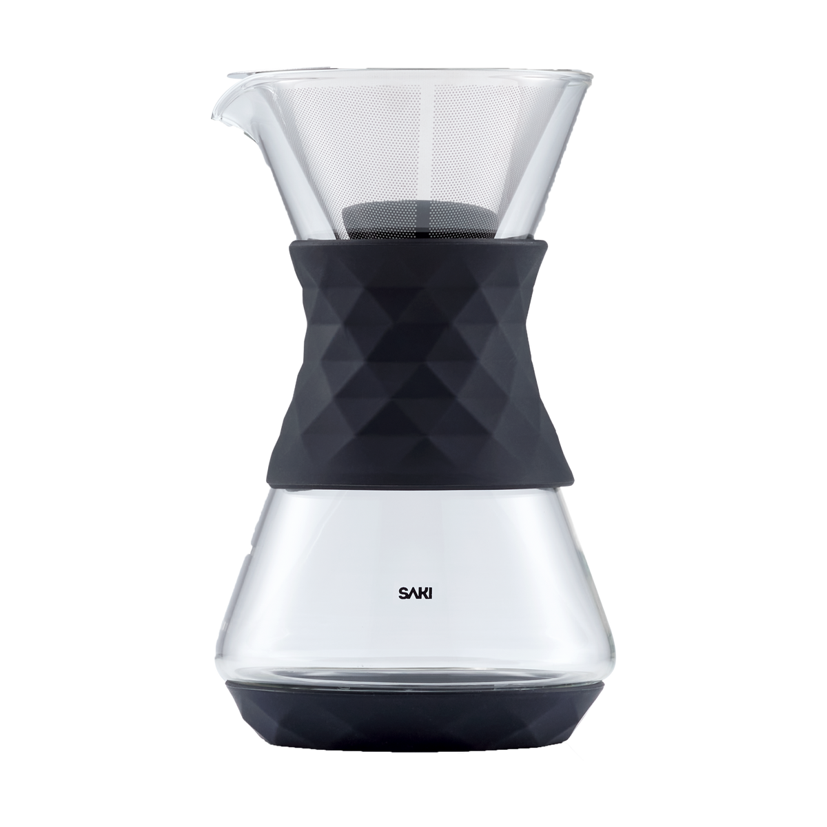 Pour-Over Glass Coffee Maker Modern Design by SAKI