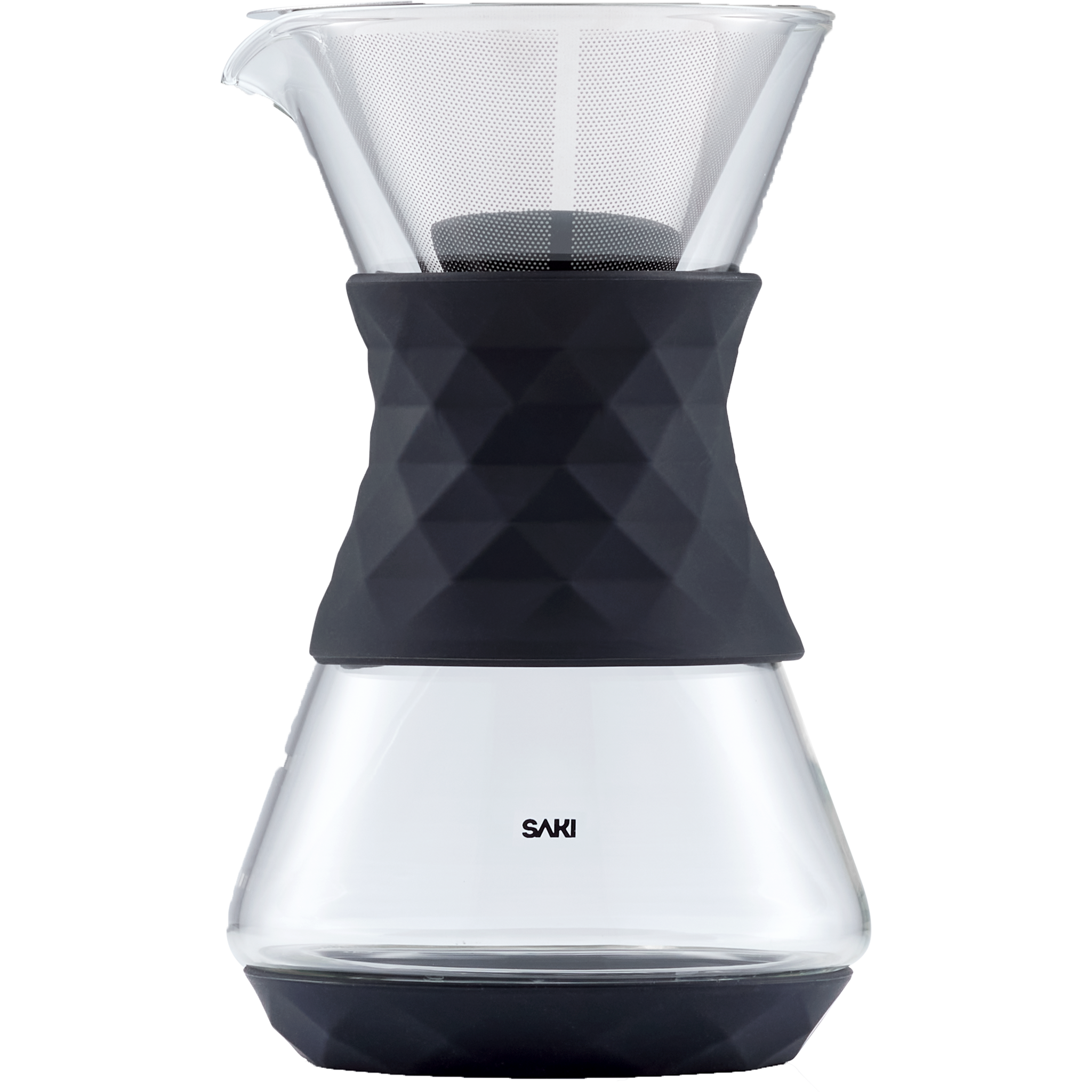 Pour-Over Glass Coffee Maker Modern Design by SAKI