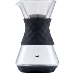 Pour-Over Glass Coffee Maker Modern Design by SAKI